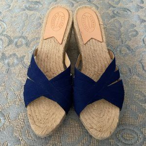 Blue Stubbs and Wootton Crudo espadrilles size 38